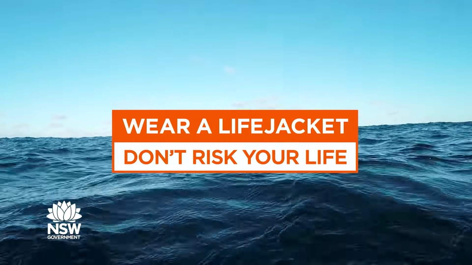 wear a life jacket