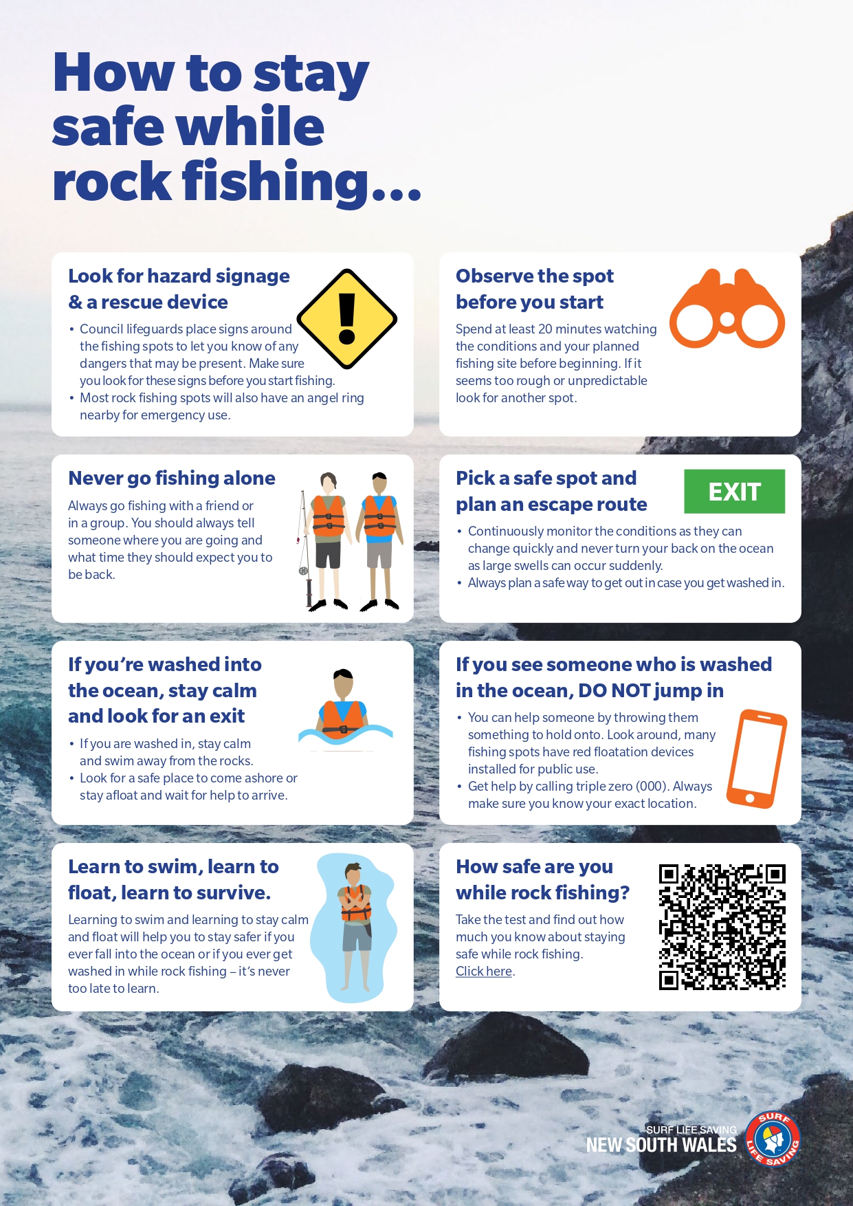 Rock Fishing Safety Factsheet - English Page2